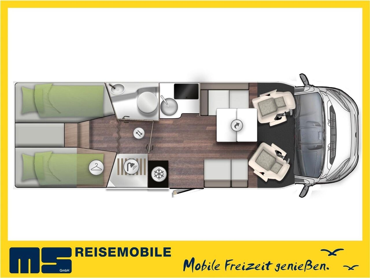 Teilintegriertes Wohnmobil Forster T 745 EF -VIBE EDITION /- 2026- / EINZELBETTEN & Forster T 745 EF -VIBE EDITION /- 2026- / EINZELBETTEN &- Photo 2
