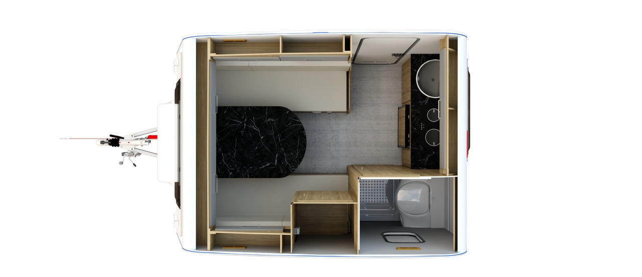 Caravan N126 NTL SPRINT 3 person 750kg NTL-SPRINT best price N126 NTL SPRINT 3 person 750kg NTL-SPRINT best price- Photo 3