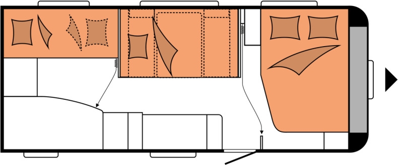 Wohnwagen Hobby EXCELLENT EDITION 545 KMF Hobby EXCELLENT EDITION 545 KMF- Photo 2