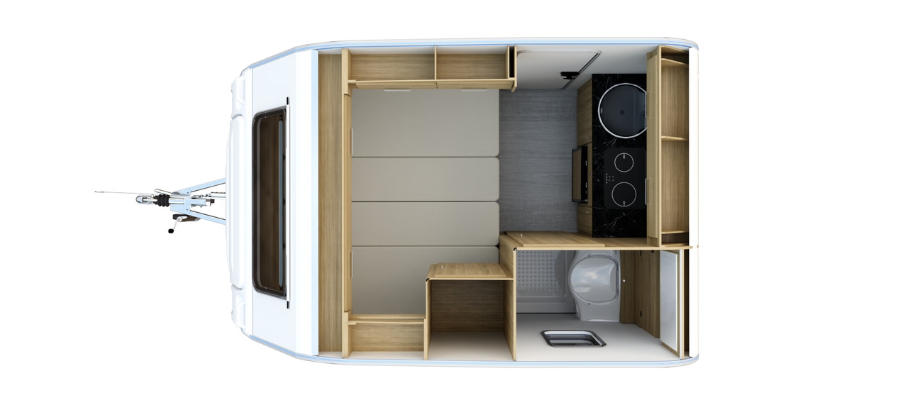 Wohnwagen NTL SPORT 750kg 3 person N-SPORT NTL Best price NTL SPORT 750kg 3 person N-SPORT NTL Best price- Photo 3