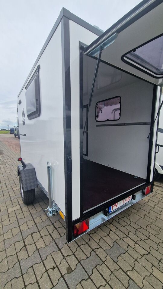 Wohnwagen Everest MiniCamp przyczepa kempingowa Ciężarowa towarowa lekka uniwersalna Mała o wadze około 500kg.- Photo 2