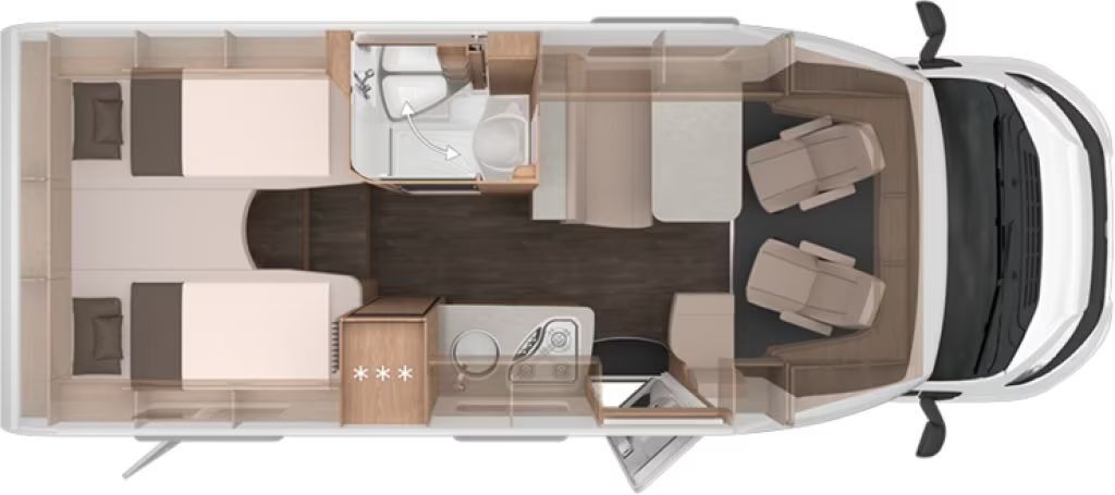 Teilintegriertes Wohnmobil Knaus L!VE TI 650 MEG Platinum Selection 180 PS/Automa- Photo 2