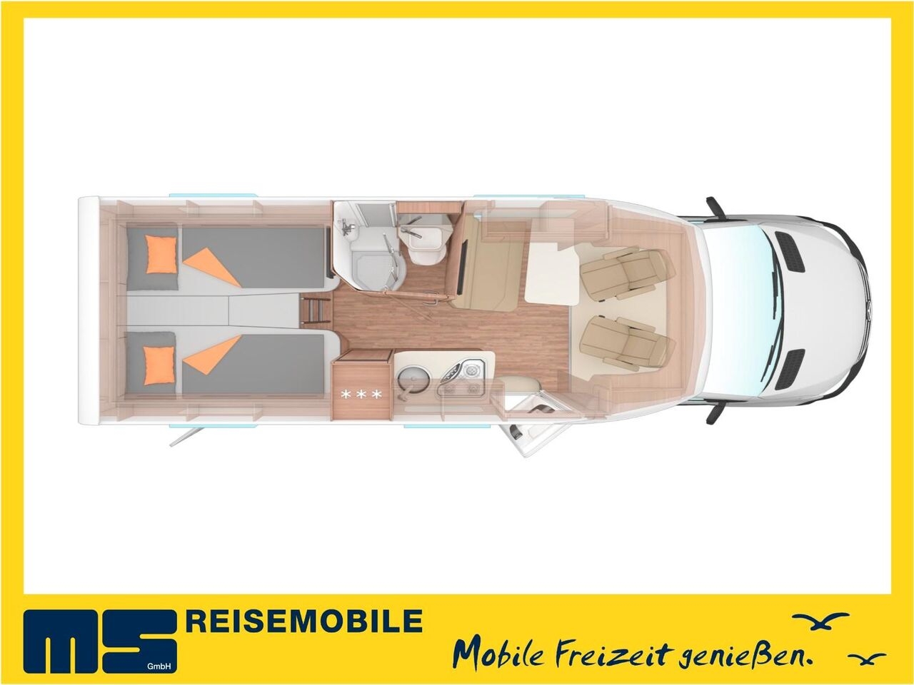 Teilintegriertes Wohnmobil Weinsberg CARACOMPACT 640 MEG EDITION-PEPPER / EINZELBETTE Weinsberg CARACOMPACT 640 MEG EDITION-PEPPER / EINZELBETTE- Photo 2