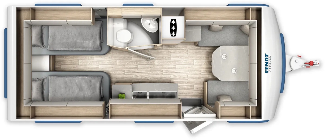 Wohnwagen Fendt Bianco Activ 515 SGE Safety-Paket, GFK, 2.000 KG Fendt Bianco Activ 515 SGE Safety-Paket, GFK, 2.000 KG- Photo 2
