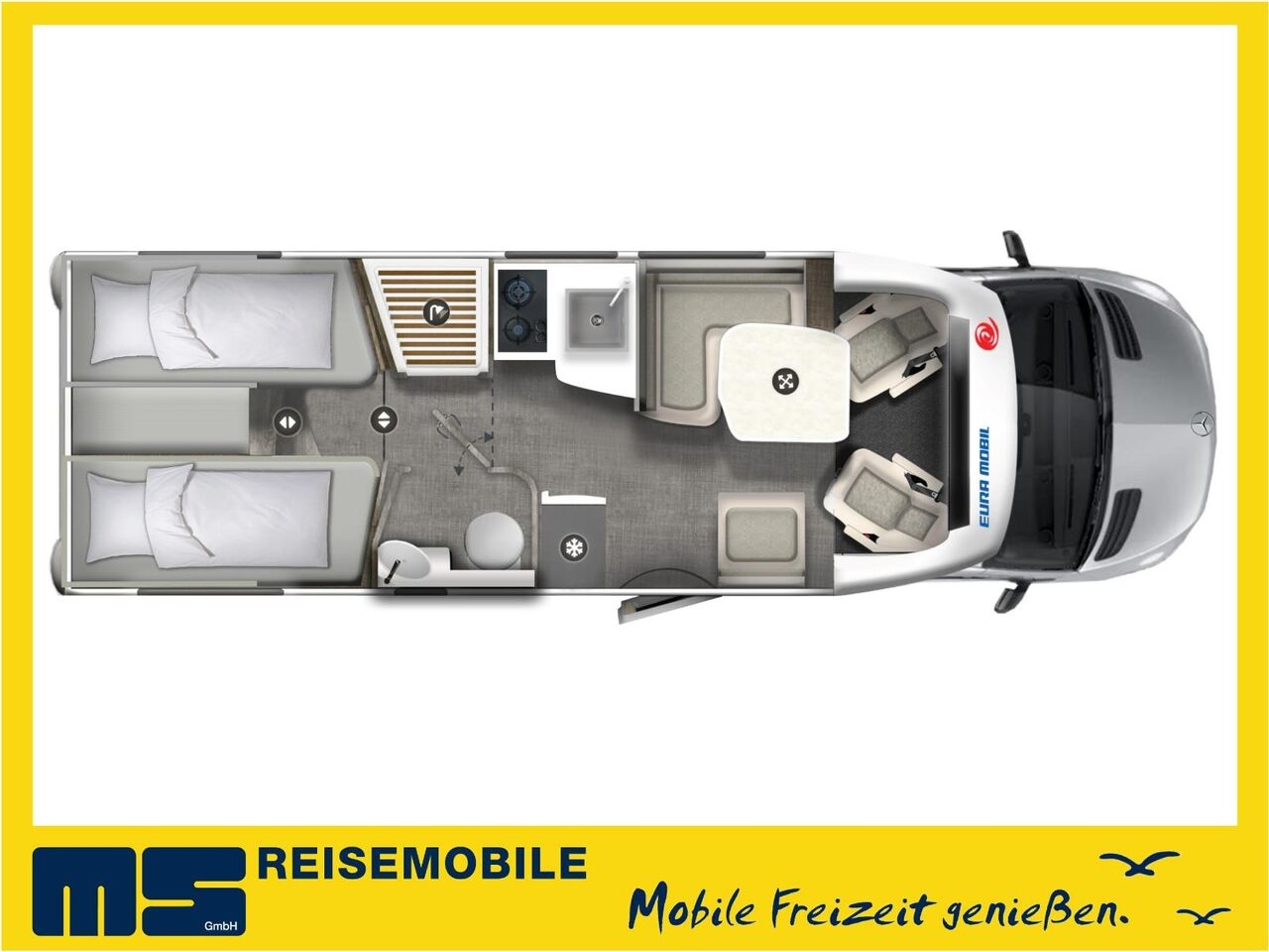 Semi-integrated motorhome Eura Mobil PROFILA T 726 EB /-2026-/ COMFORT LEVEL -EDITION Eura Mobil PROFILA T 726 EB /-2026-/ COMFORT LEVEL -EDITION- Photo 2