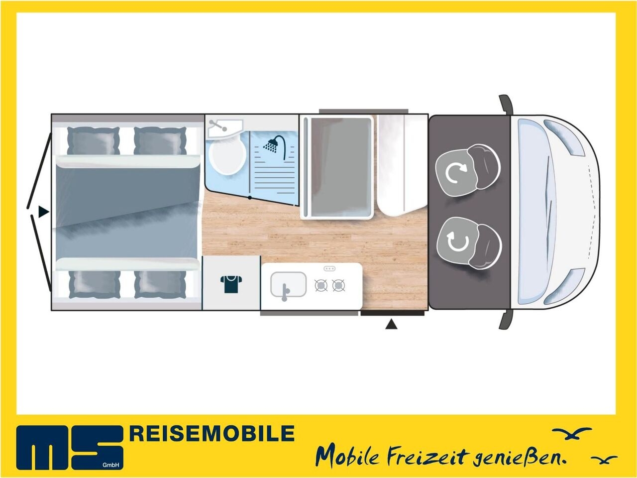 Camper Van Chausson V594M SWEET LINE / -2026-/ 140PS-8G /STOCKBETTEN- Photo 2