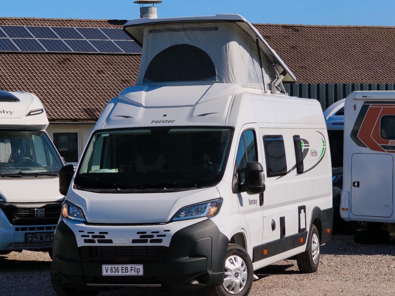 Camper Van Forster Van 636 EB Flip mit Aufstelldach und Längsbetten- Photo 2