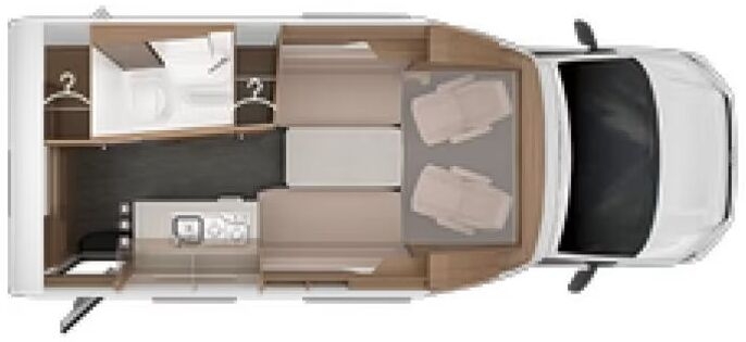 Teilintegriertes Wohnmobil Knaus Tourer VAN 500 LT VANSATION Viel Stauraum- Photo 2