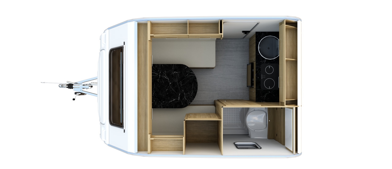 Wohnwagen NTL SPORT 750kg 3 person N-SPORT NTL Best price NTL SPORT 750kg 3 person N-SPORT NTL Best price- Photo 4