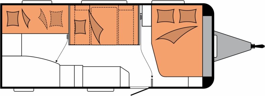 Wohnwagen Hobby 545 KMF De Luxe 2027- Photo 4