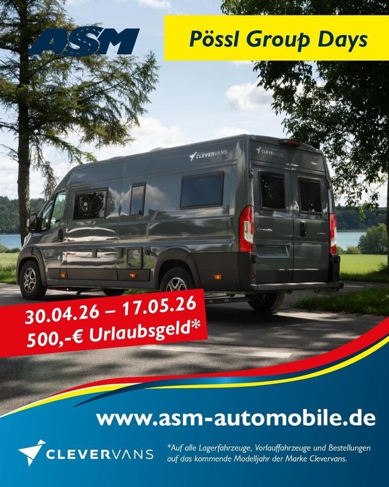 Camper Van Clever Celebration *AUTOMATIK*FULL PACKAGE*TRUMA D6 D+E Clever Celebration *AUTOMATIK*FULL PACKAGE*TRUMA D6 D+E- Photo 2