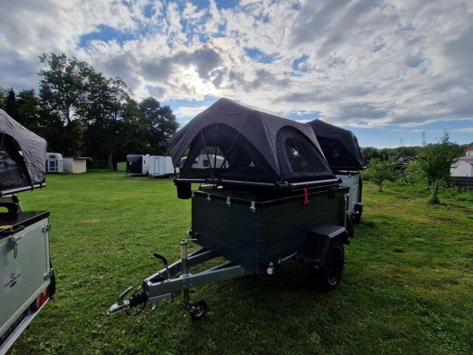 Wohnwagen Dachzelt mit Kofferanhänger Mieten Leihen Urlaub Dachzelt mit Kofferanhänger Mieten Leihen Urlaub- Photo 3