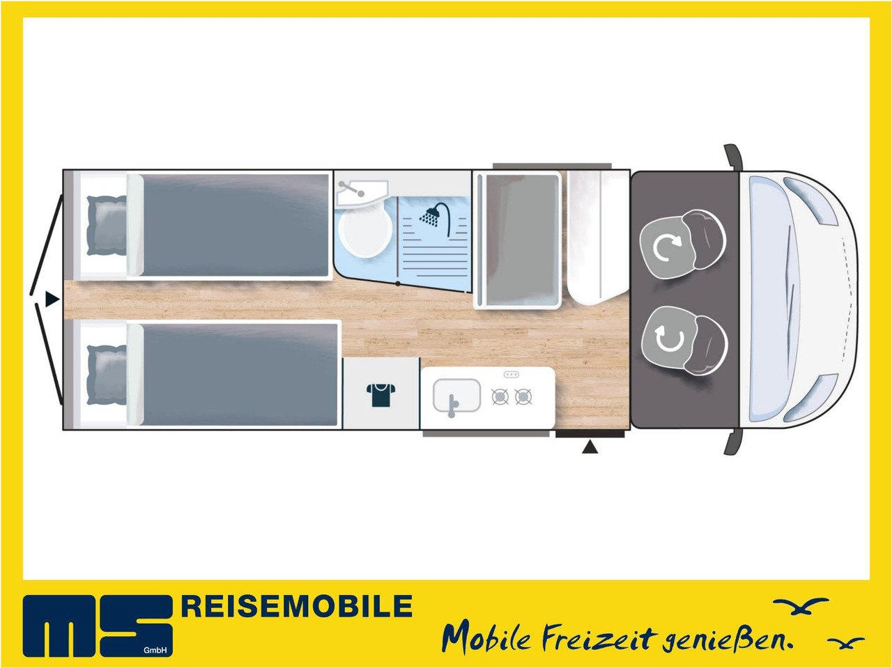 Camper Van Chausson V697 FIRST LINE/ -2026-/ 140PS / EINZELBETTEN Chausson V697 FIRST LINE/ -2026-/ 140PS / EINZELBETTEN- Photo 2