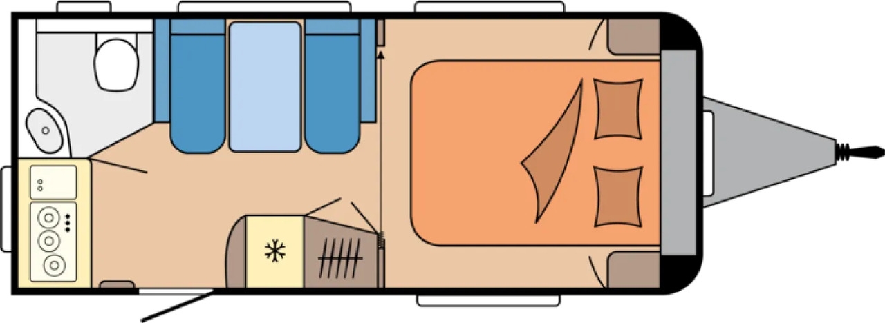 Caravan Hobby De Luxe 460 SFf mit Extras, Lagerabverkauf Hobby De Luxe 460 SFf mit Extras, Lagerabverkauf- Photo 2