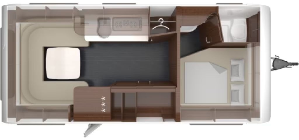 Caravan Tabbert Puccini 560 TD 2,5 3 Pakete- Photo 2