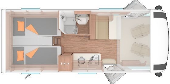 Integriertes Wohnmobil Weinsberg CaraCore 650 MEG Automatik/180PS Weinsberg CaraCore 650 MEG Automatik/180PS- Photo 3