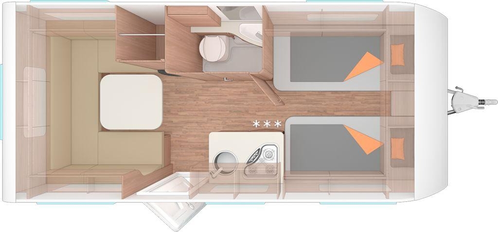 Caravan Weinsberg CaraOne 480 EU Auflastung 1500 kg Weinsberg CaraOne 480 EU Auflastung 1500 kg- Photo 2