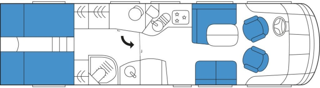 Integrated motorhome Niesmann + Bischoff Flair 920 BS (Sonderkonfiguration) Niesmann + Bischoff Flair 920 BS (Sonderkonfiguration)- Photo 2