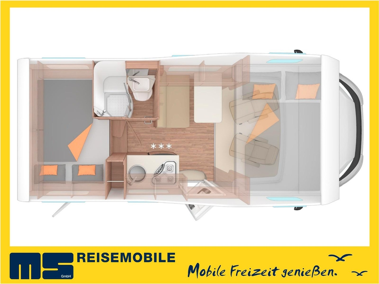 Alcove motorhome Weinsberg CARAHOME 550 MG / 140PS-SG / HECKBETT NUR 5.97M Weinsberg CARAHOME 550 MG / 140PS-SG / HECKBETT NUR 5.97M- Photo 2