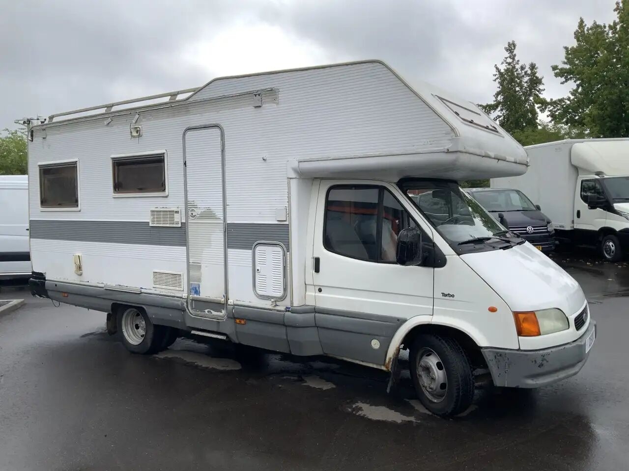 Alkoven Wohnmobil Ford Transit 150 Opknapper Elnagh.Marge Koelkast O- Photo 2