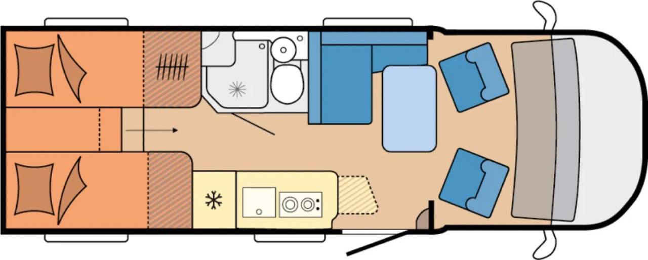 Teilintegriertes Wohnmobil Hobby ONTOUR C 680 GE 2026 AUTOMATIK SOFORT verf. Hobby ONTOUR C 680 GE 2026 AUTOMATIK SOFORT verf.- Photo 2