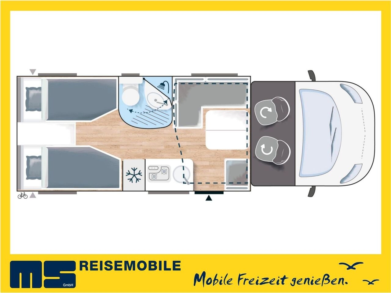 Teilintegriertes Wohnmobil Chausson 627 TITANIUM / -2026- / 165PS-8G. / EINZELBETTEN Chausson 627 TITANIUM / -2026- / 165PS-8G. / EINZELBETTEN- Photo 2