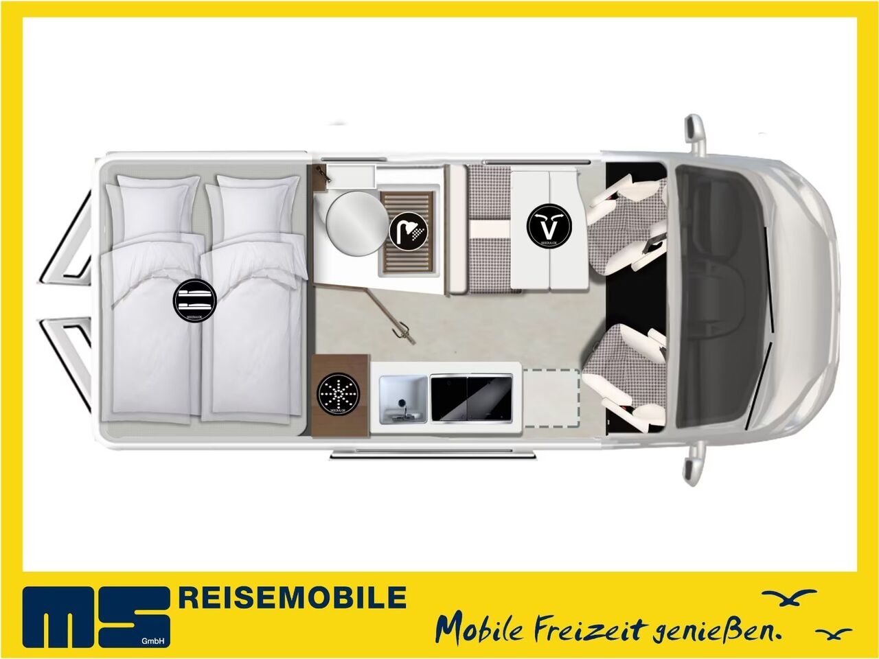Camper Van Karmann DAVIS 591 LIFESTYLE / -2026-/ DOPPEL-STOCKBETTEN- Photo 2