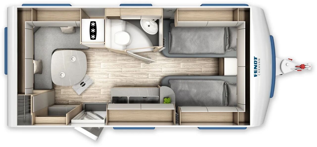 Caravan Fendt Bianco Activ 465 SGE 1.800, Shower-Pak, GFK, Klima Fendt Bianco Activ 465 SGE 1.800, Shower-Pak, GFK, Klima- Photo 2