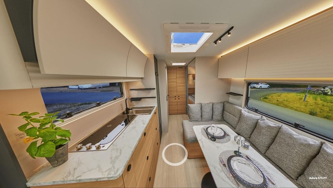 Wohnwagen Adria Adora 573 PT* FUßBODEN-TEMP*ALDE-WARMWASSER-HZG* Adria Adora 573 PT* FUßBODEN-TEMP*ALDE-WARMWASSER-HZG*- Photo 3