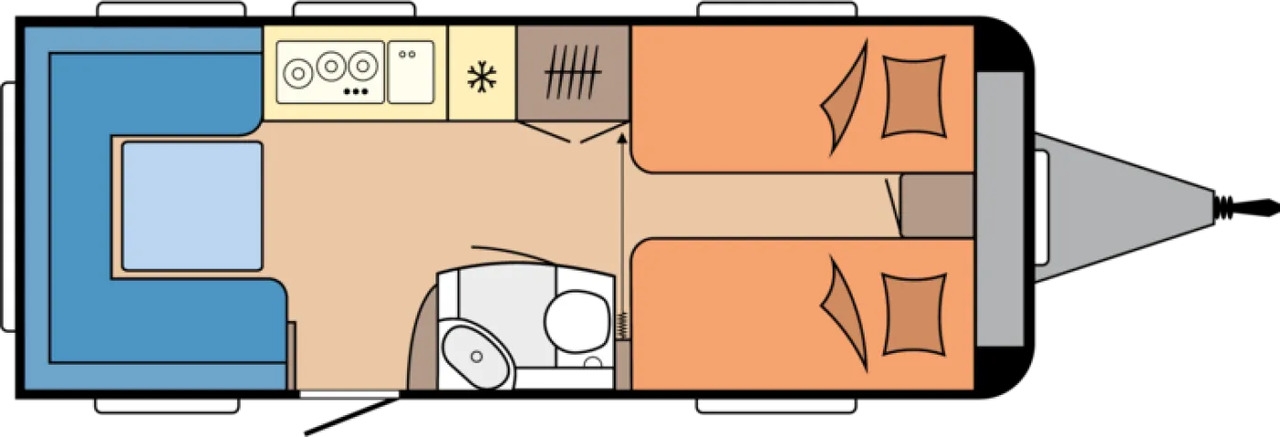 Wohnwagen Hobby Excellent Edition 540 UL 2026 AUTARK TEPPICH 1800kg.++ Hobby Excellent Edition 540 UL 2026 AUTARK TEPPICH 1800kg.++- Photo 2
