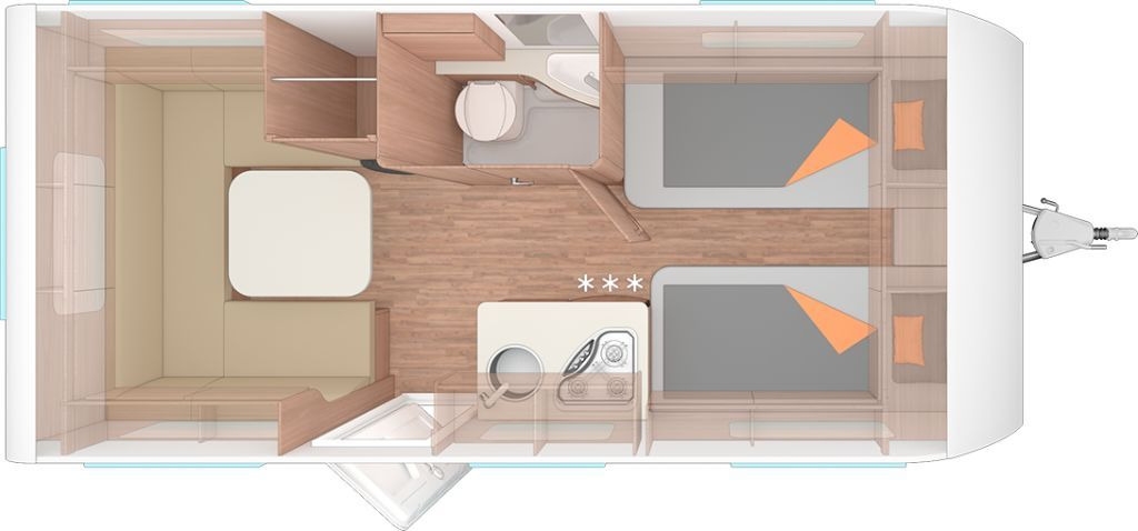 Wohnwagen Weinsberg CaraOne 480 EU Auflastung 1500 kg Weinsberg CaraOne 480 EU Auflastung 1500 kg- Photo 2