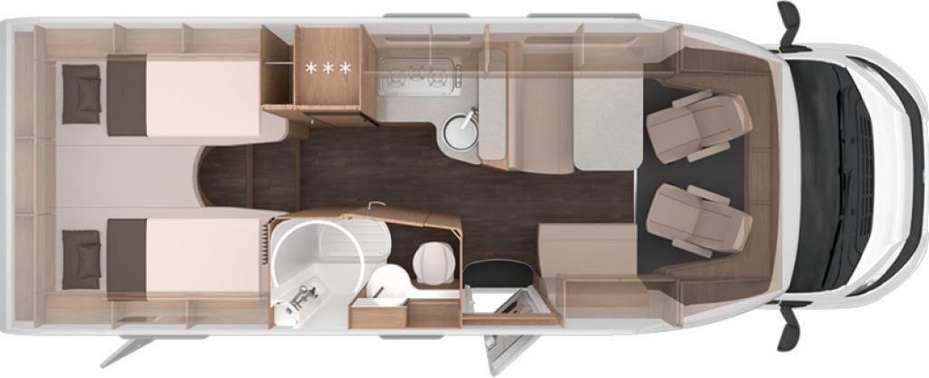 Teilintegriertes Wohnmobil Knaus L!VE TI 700 MEG Platinum Selection 180 PS/Automa Knaus L!VE TI 700 MEG Platinum Selection 180 PS/Automa- Photo 2