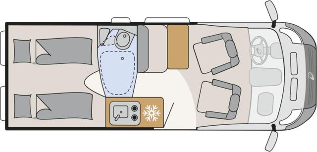 Camper Van Dethleffs Globetrail 600 ER Fiat Automatik Dethleffs Globetrail 600 ER Fiat Automatik- Photo 2