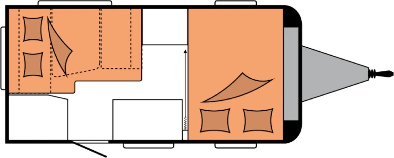 Caravan Hobby OnTour 390 SF 2026 BUGFENSTER 1500kg. Hobby OnTour 390 SF 2026 BUGFENSTER 1500kg.- Photo 3