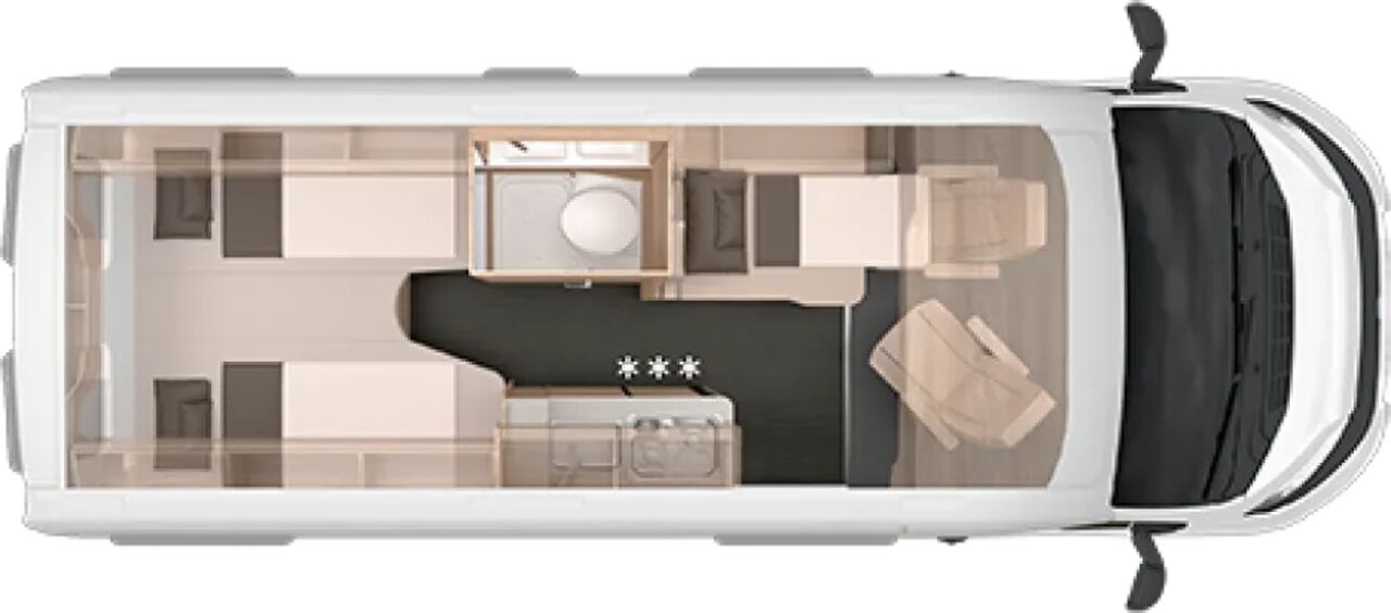 Camper Van Knaus BoxStar 600 Lifetime Aut, Solar, Navi, Markise Knaus BoxStar 600 Lifetime Aut, Solar, Navi, Markise- Photo 3